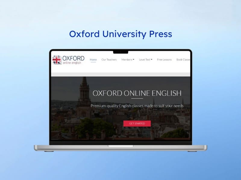 Web học tiếng Anh cho người mất gốc: Oxford University Press