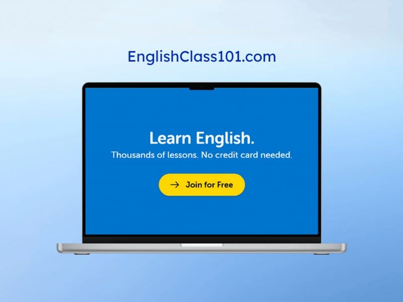 Web học tiếng Anh cho người mất gốc: EnglishClass101.com