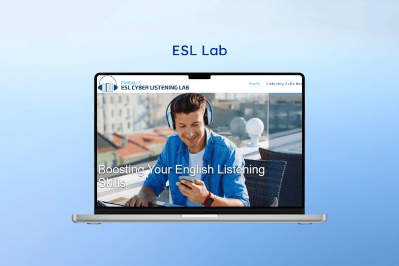 Học tiếng Anh mất gốc miễn phí với website ESL Lab
