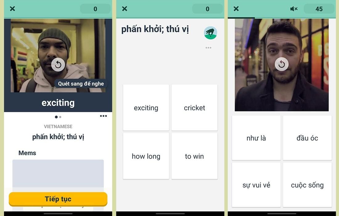 Memrise - App tự học tiếng Anh cho người mới bắt đầu